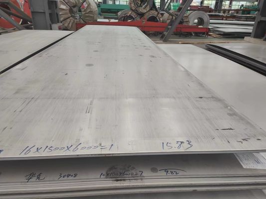 SUS304 Płaska płyta ze stali nierdzewnej 2B Powierzchnia 4 '× 8' z walcowaniem na gorąco