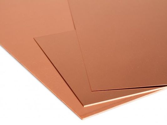 Wysoko wytrzymałe metalowe płyty miedziane 5 mm odporne na korozję dla maszyn ciężkich