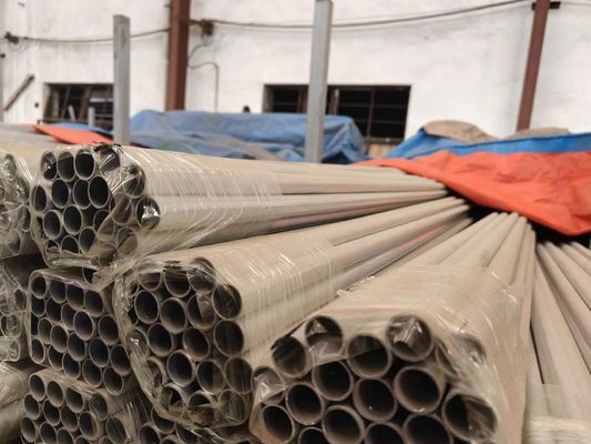Anodowana aluminiowa rura rurowa 6063 6101B T6 T7 Materiał stopowy do elektryczności
