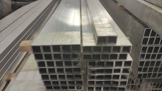 Anodowana aluminiowa rura rurowa 6063 6101B T6 T7 Materiał stopowy do elektryczności